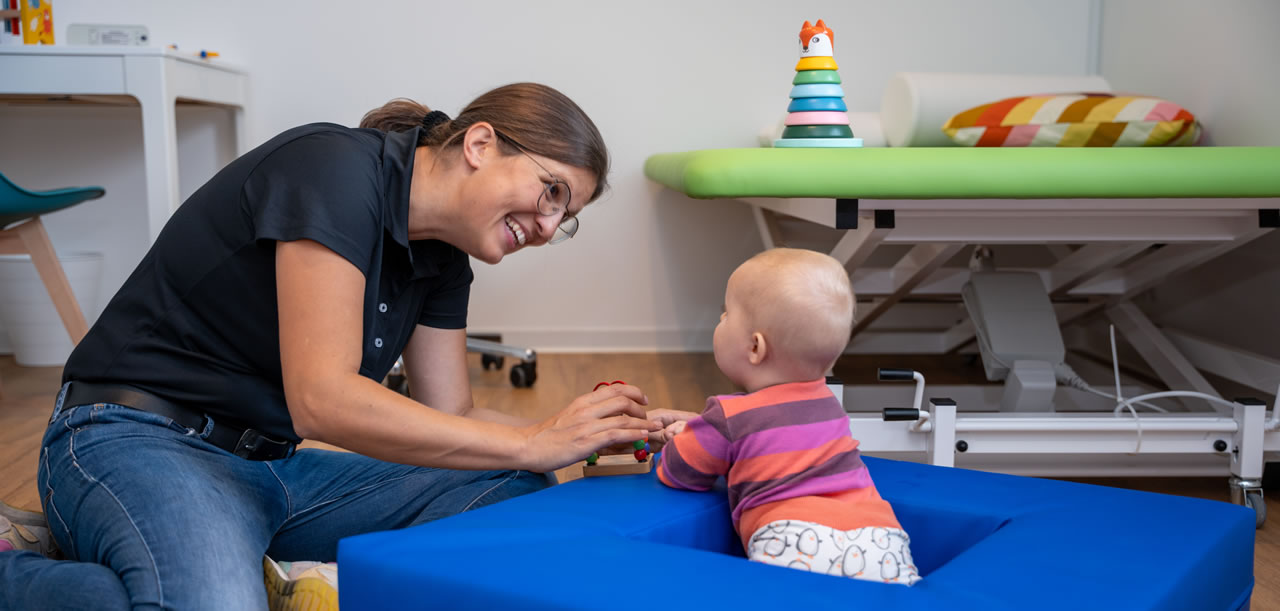 Physiotherapie für äuglinge im ZBT